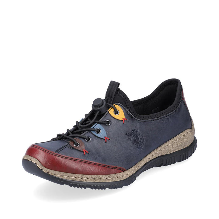 WOMEN'S RIEKER N3271-35 BLUE MULTI SNEAKER