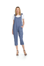 WOMEN'S PAPILLON COTTON INDIGO JUMPSUIT