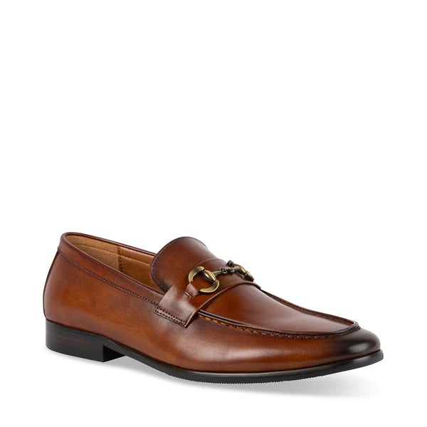 MEN'S STEVE MADDEN LEDGER TAN LEATHER DRESS SHOE – Omars Shoes