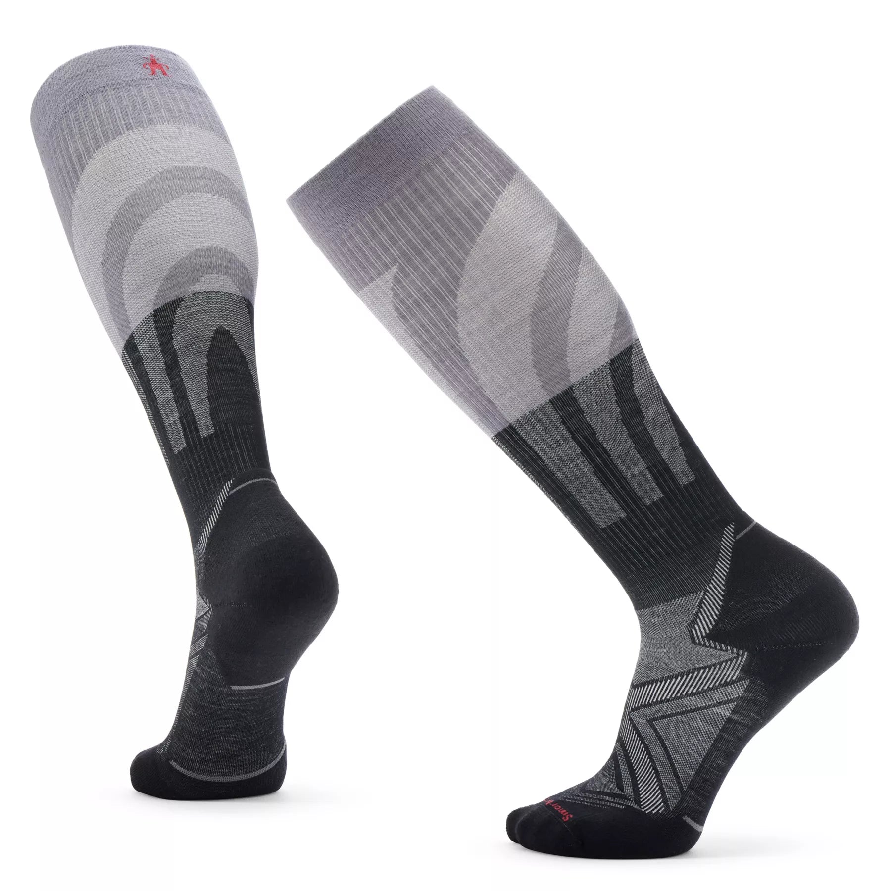 MEN'S SMARTWOOL RUN COMPRESSION BLACK SOCKS