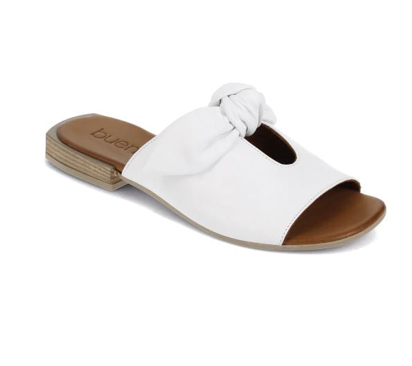 WOMEN'S BUENO AUDREY WHITE SLIDE SANDAL