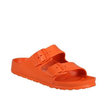 Front view of Romika Eva Ariz Orange Sandal Front - Omars Shoes