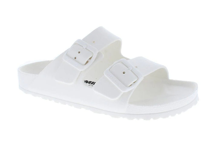 Front view of Romika Roemer12 Eva Ariz White Sandal - Omars Shoes