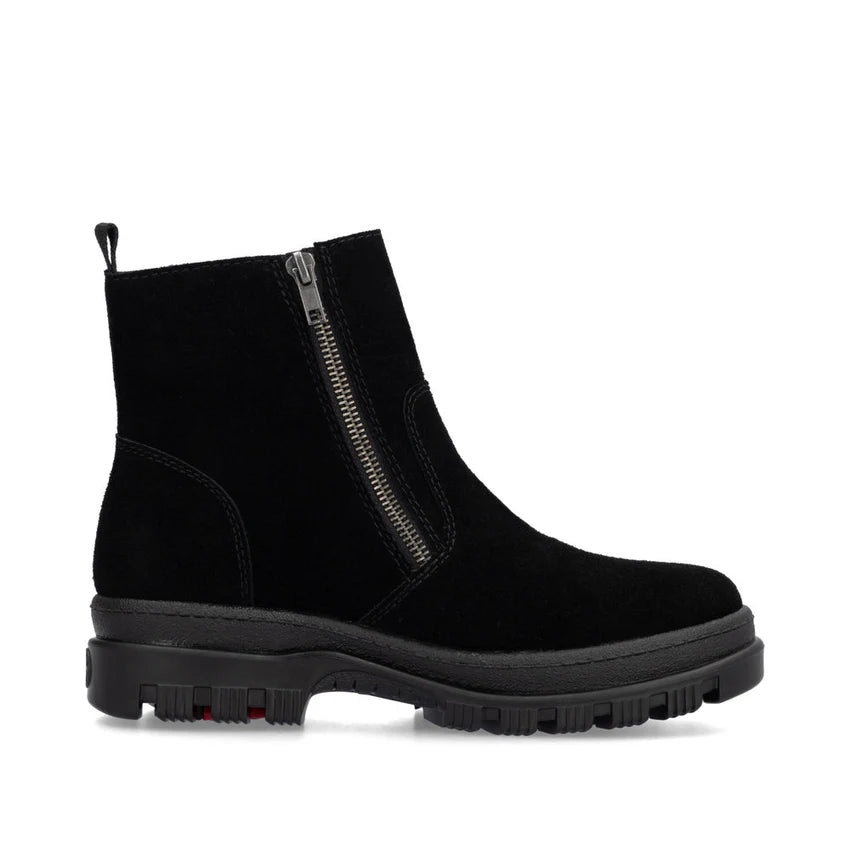 Rieker X8521 Veterlaarzen voor dames, losse inlegzool, zwart 00, 36 EU Rieker X8521 Veterlaarzen voor dames, losse inlegzool, zwart 00, 36 EU