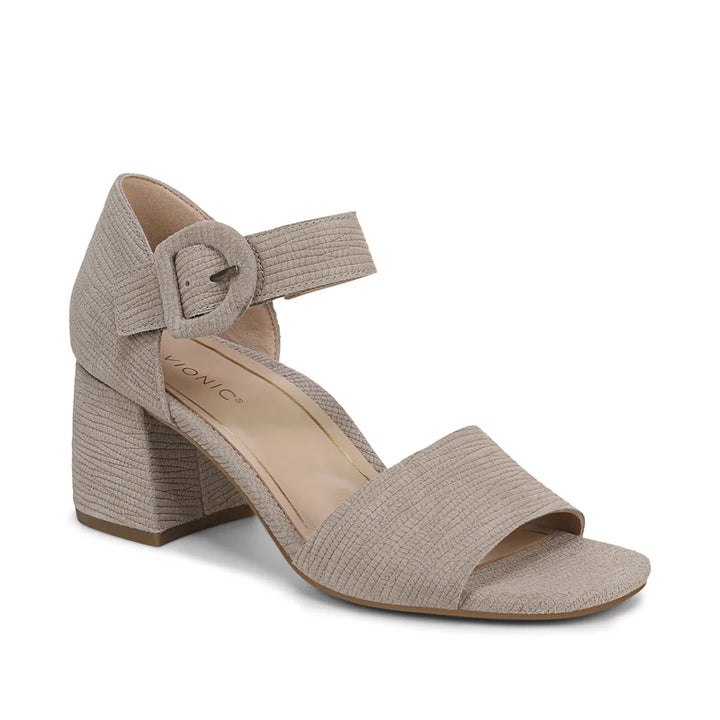 WOMEN'S VIONIC SONOMA/CHARDONNAY COBBLESTONE BLOCK HEEL SANDAL