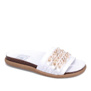 WOMEN'S BUENO EMELIA WHITE CHAIN SLIDE