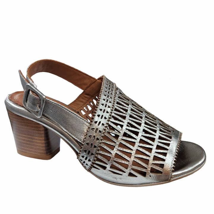 WOMEN'S BUENO CALI DARK SILVER SANDAL