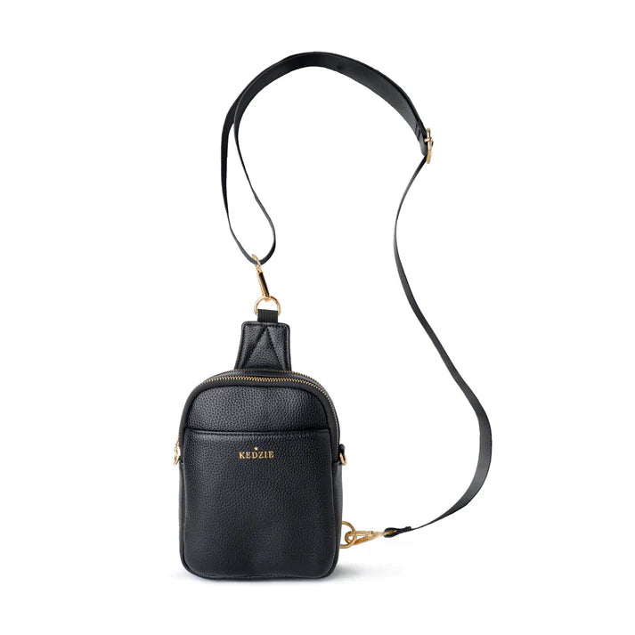 CGC KEDZIE SOLSTICE CONVERTIBLE BLACK CROSSBODY BAG