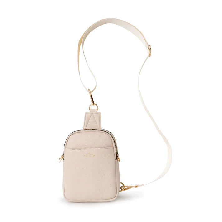 CGC KEDZIE SOLSTICE CONVERTIBLE CREAM CROSSBODY BAG
