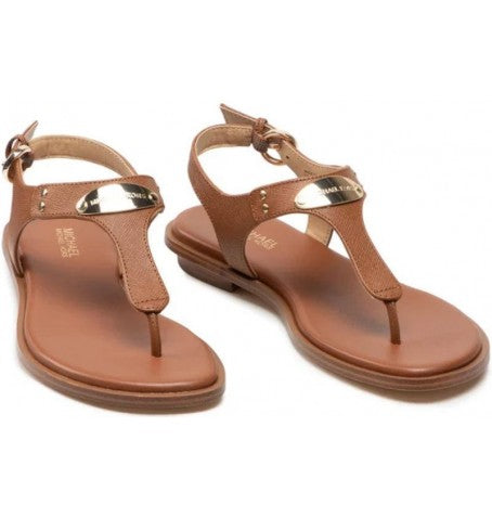 Pair of MK Plate Thong Luggage Sandal - Omars Shoes