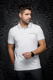 MEN'S AU NOIR FIORAVANTE WHITE POLO