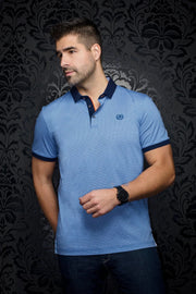 MEN'S AU NOIR LINDELL INDIGO POLO