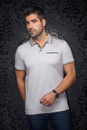 MEN'S AU NOIR MAYBERRY STONE POLO