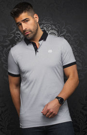 MEN'S AU NOIR SYROS WHITE POLO