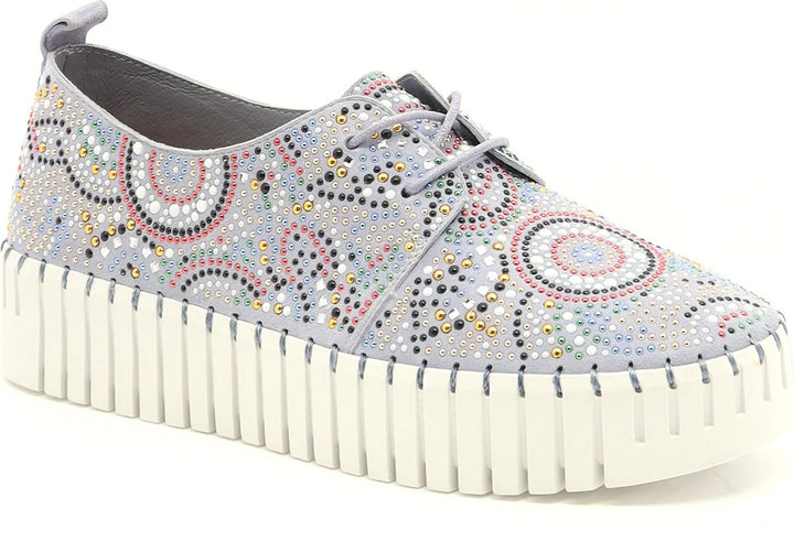 WOMEN'S DJANGO & JULIETTE BIRMING DENIM/WHITE SNEAKER