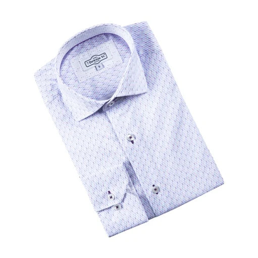 MEN'S 7 DOWNIE ST LS 592 PURPLE LONG SLEEVE SHIRT
