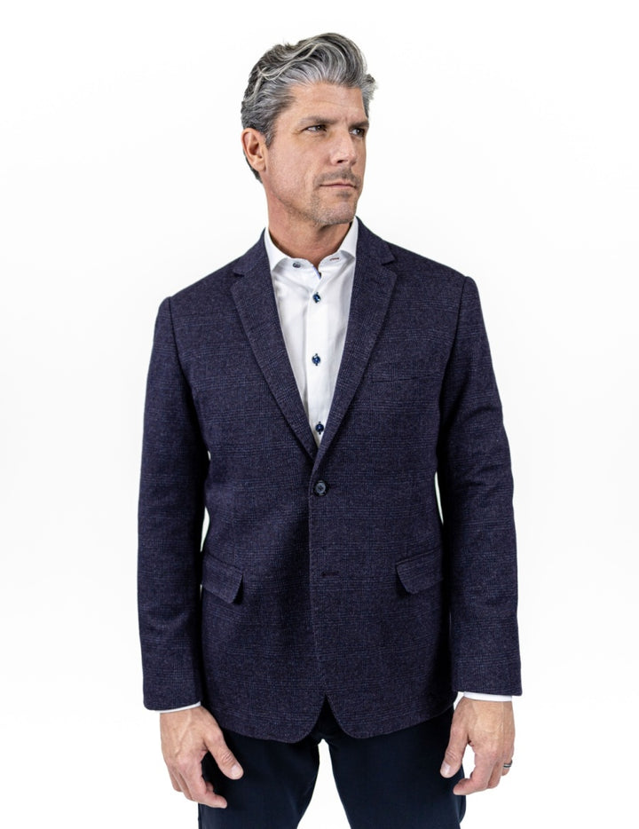 MEN'S 7 DOWNIE ST LEONARD PURPLE BLAZER