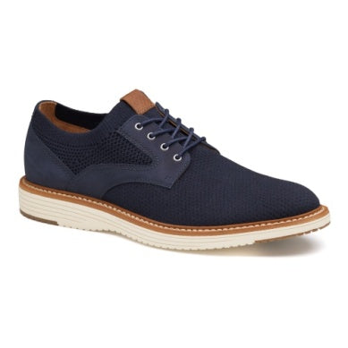 MEN'S JOHNSTON & MURPHY UPTON KNIT NAVY PLAIN TOE SHOE