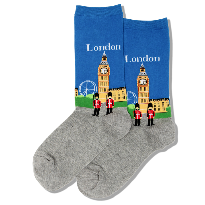 Women's Hot Sox London/Royal Blue Socks