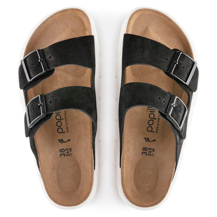 Birkenstock Arizona Chunky Black Suede Narrow 40