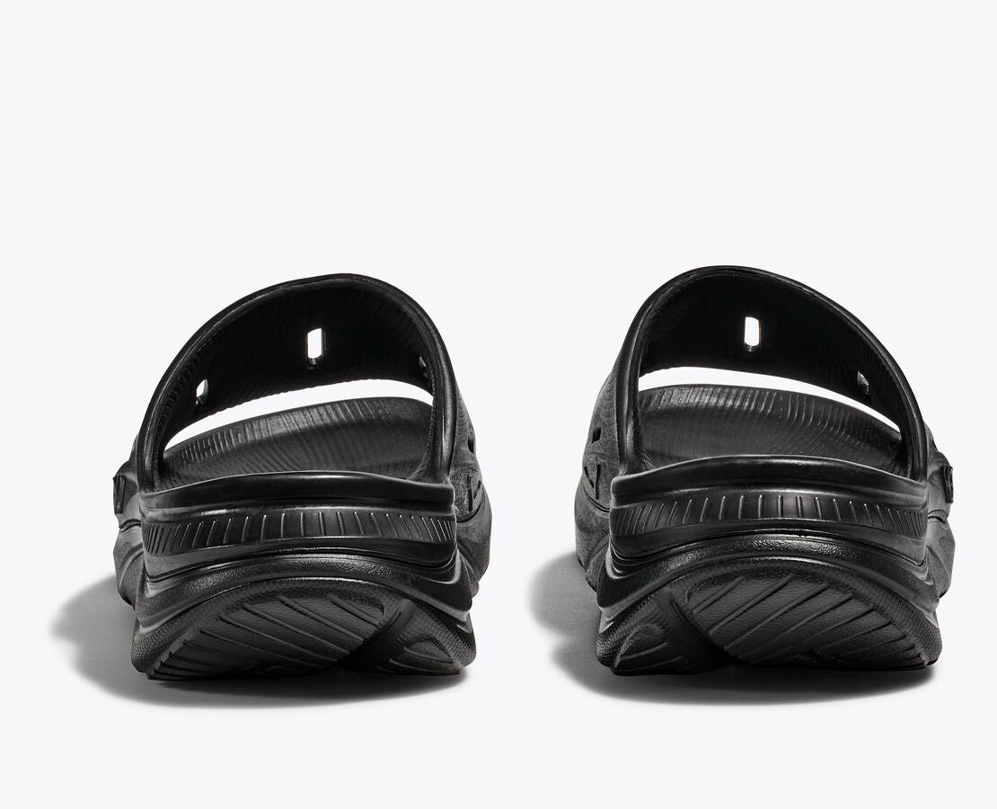 UNISEX HOKA ORA RECOVERY SLIDE 3 BLACK/BLACK SANDAL
