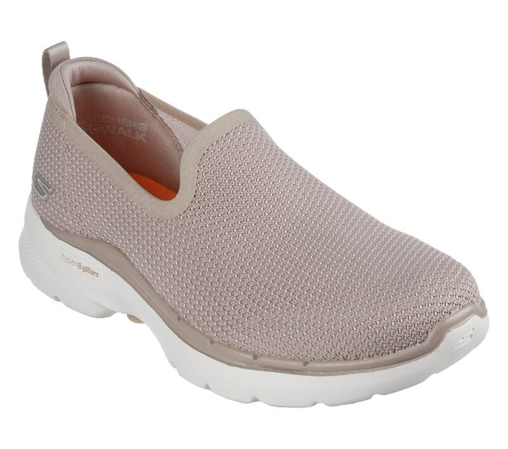 WOMEN'S SKECHERS GOWALK CLEAR VIRTUE NATURAL SHOE