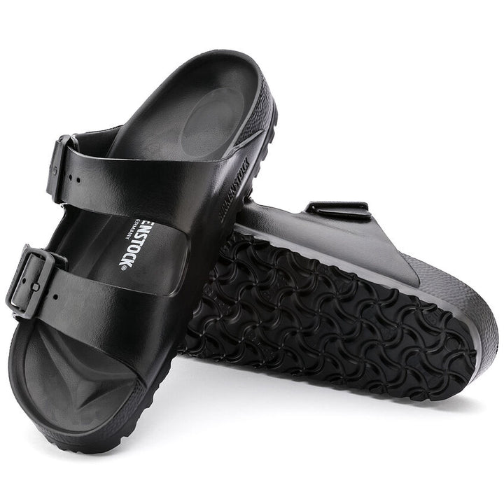 Sole view of BIRKENSTOCK ARIZONA EVA BLACK SANDAL - Omars Shoes Shipping to CAD and USD