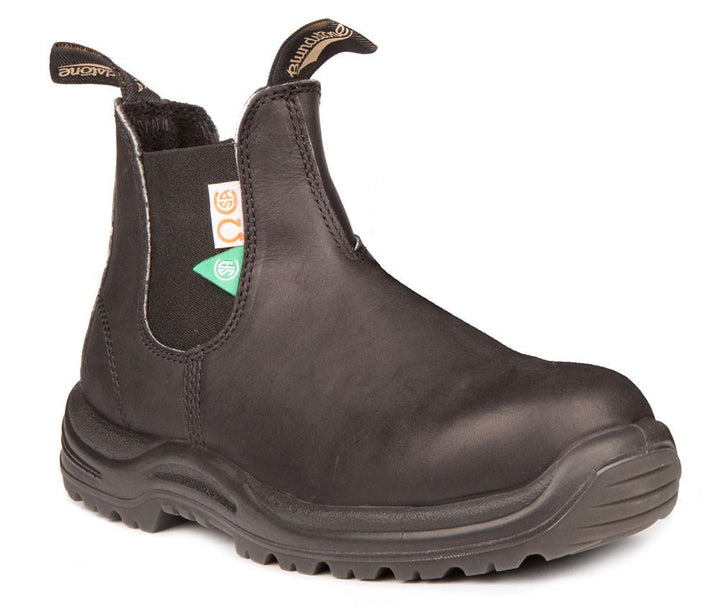 Blundstone 163 Black/Steel Toe (CSA) - Omars Shoes