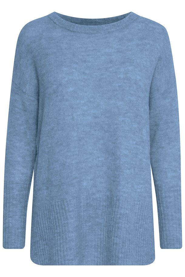Women's ICHI Amara Sweater/Blue