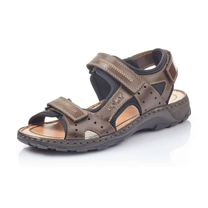 Men's Rieker 26061-25/Brown Sandal - Omars Shoes