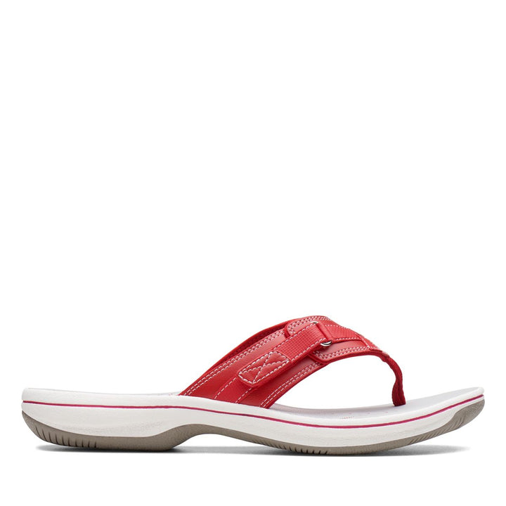 WOMEN'S CLARKS BREEZE SEA RED SANDAL