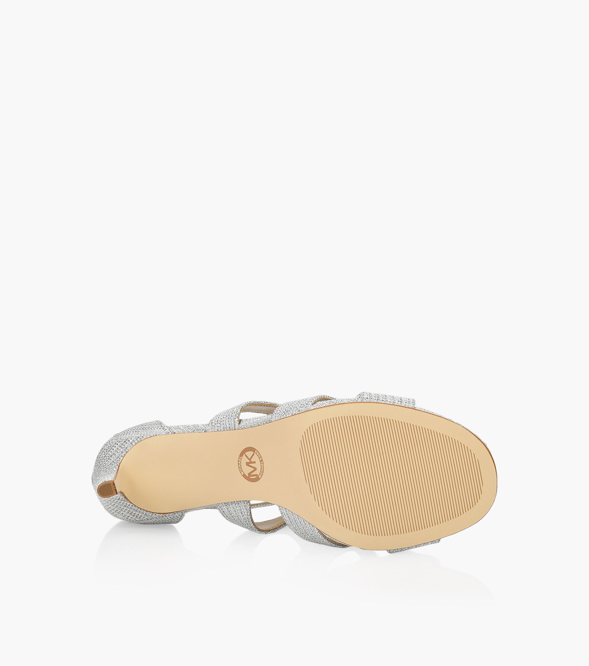 【Michael Kors】Kinsley Glitter Chain-Mesh Sandal HTF Michael Kors Kinsley Glitter Chain-Mesh Sandal Gold 9.5M