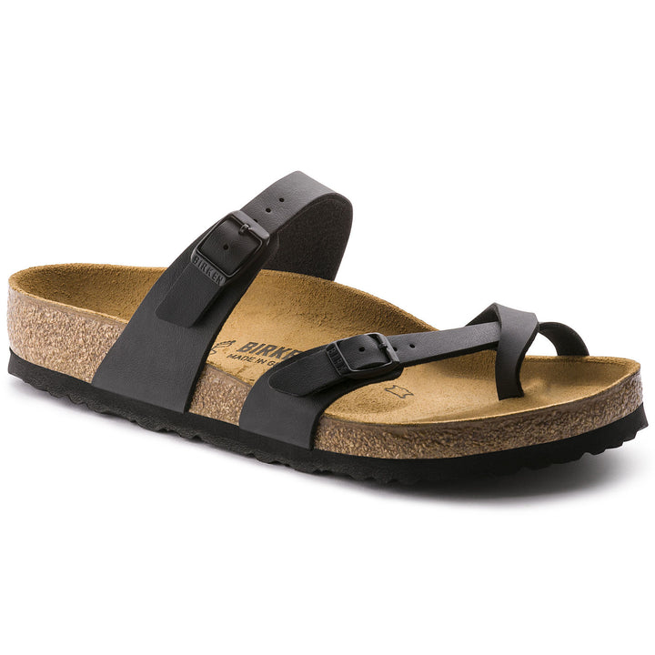 Birkenstock Mayari Birko-Flor/Black Sandal - Omars Shoes