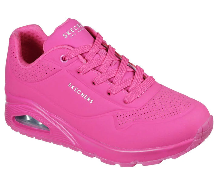 Womens hot pink deals skechers