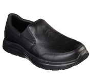 MEN'S SKECHERS BRONWOOD BLACK SLIP RESISTANT SHOE