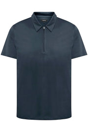 MEN'S MATINIQUE RUPERT ZIPPER DARK NAVY SHORT SLEEVE