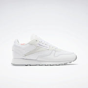 WOMEN'S REEBOK CLASSIC LEATHER WHITE/GREY SNEAKER