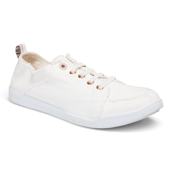 Front view of Women Vionic Pismo Cream Slip On Shoe - Omars Shoes