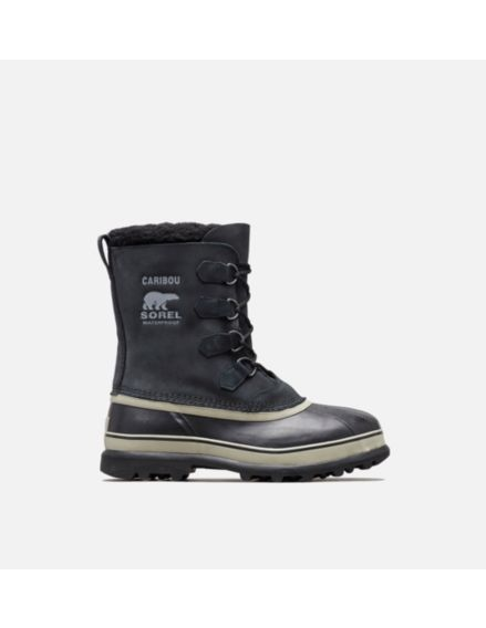 Men's Sorel Caribou/ Black Winter Boot - Omars Shoes