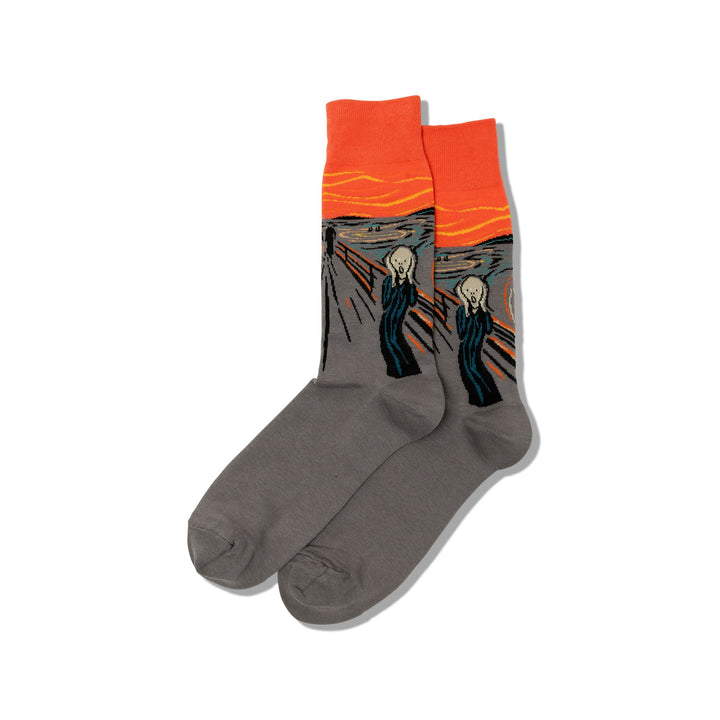 Men's Hot Sox Scream/Orange Socks