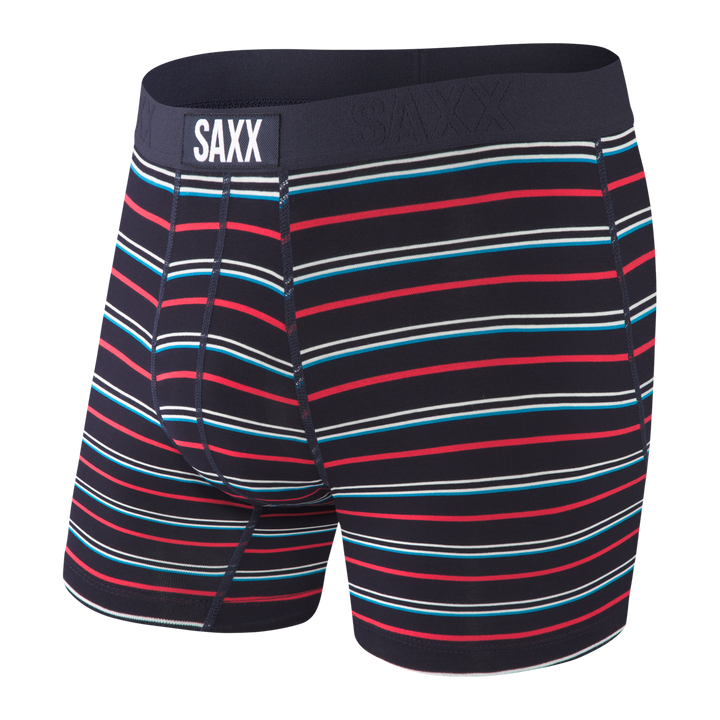 Men's Saxx Vibe Ink Coast Stripe/ Navy Underwear