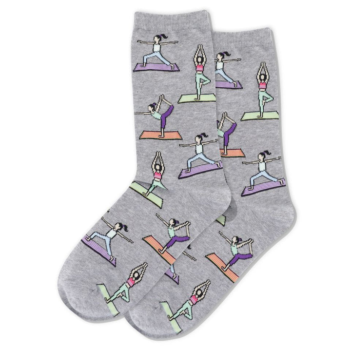 Women's Hot Sox Yoga/Grey Socks
